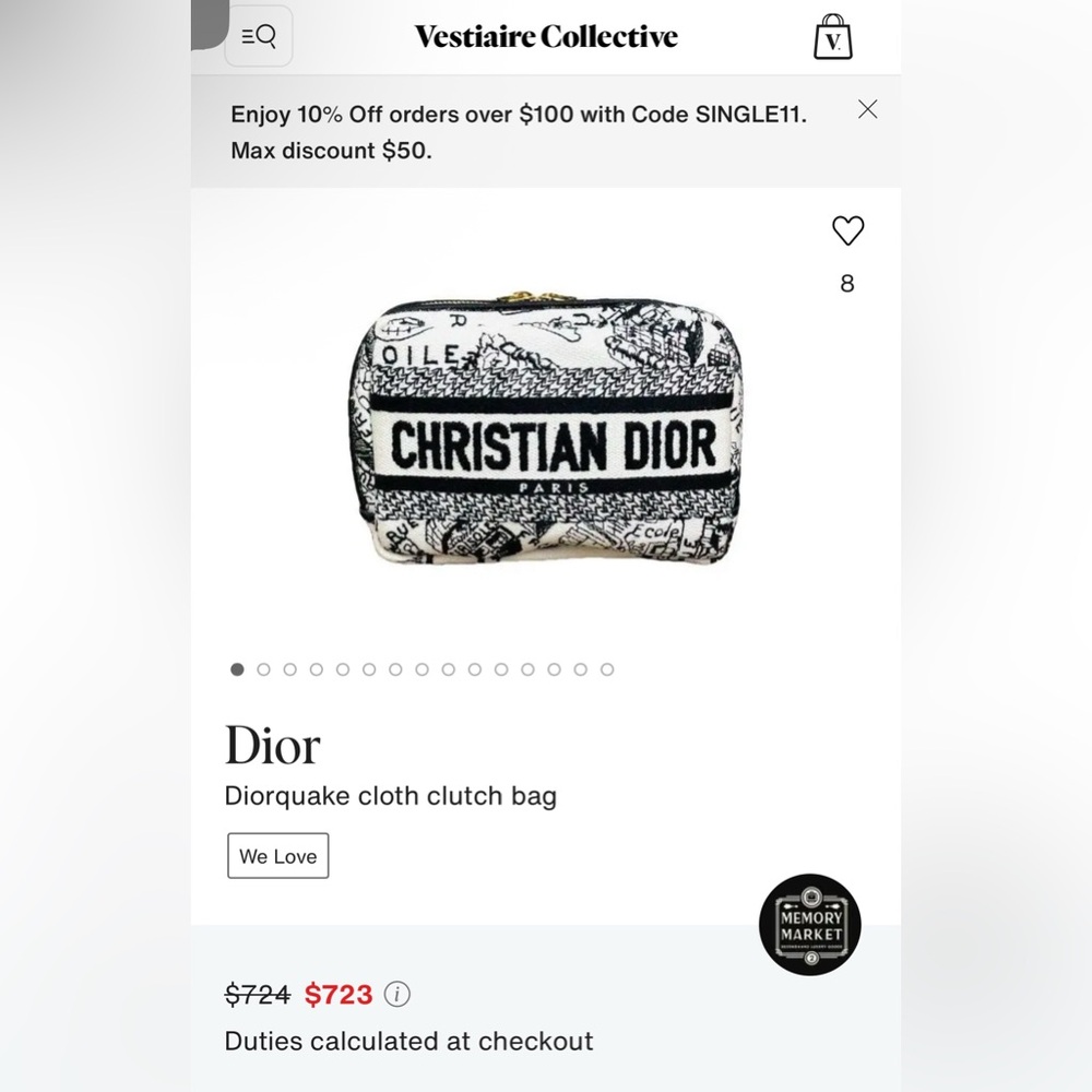 Christian Dior Clutch/Travel Bag - Picture 12 of 14